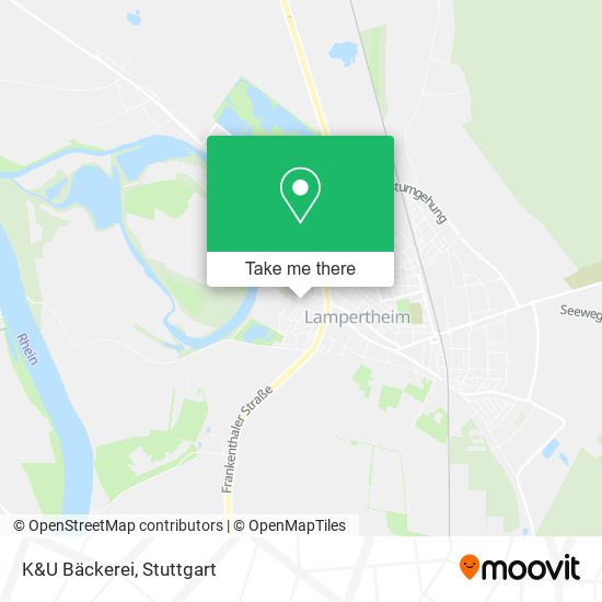 Карта K&U Bäckerei