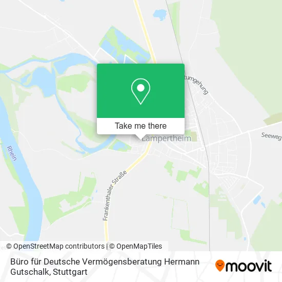 Карта Büro für Deutsche Vermögensberatung Hermann Gutschalk
