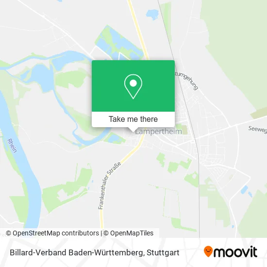 Карта Billard-Verband Baden-Württemberg