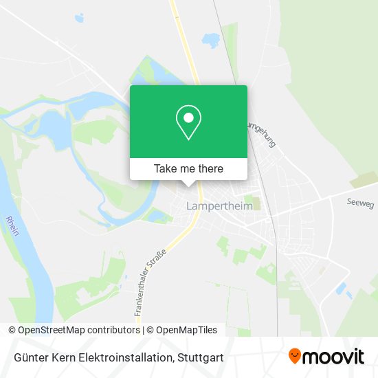 Günter Kern Elektroinstallation map