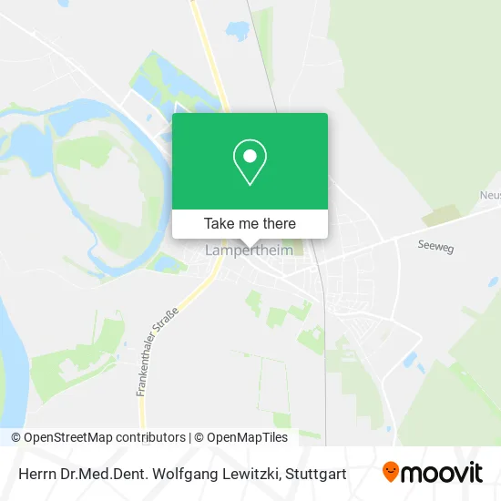 Карта Herrn Dr.Med.Dent. Wolfgang Lewitzki