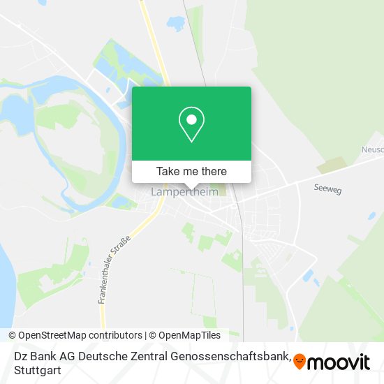 Dz Bank AG Deutsche Zentral Genossenschaftsbank map