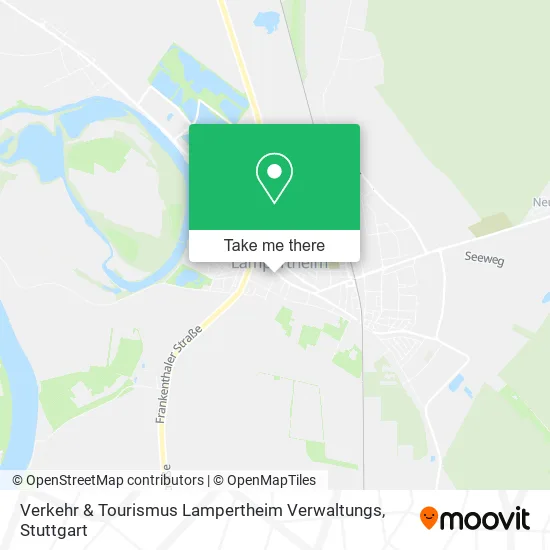 Карта Verkehr & Tourismus Lampertheim Verwaltungs