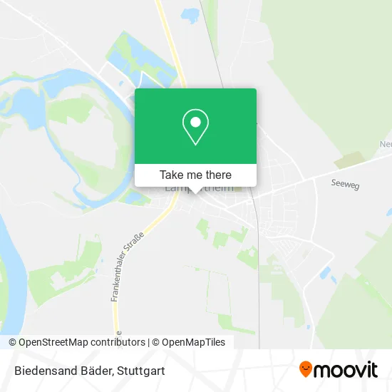 Карта Biedensand Bäder