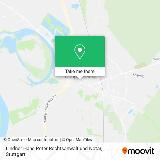 Карта Lindner Hans Peter Rechtsanwalt und Notar