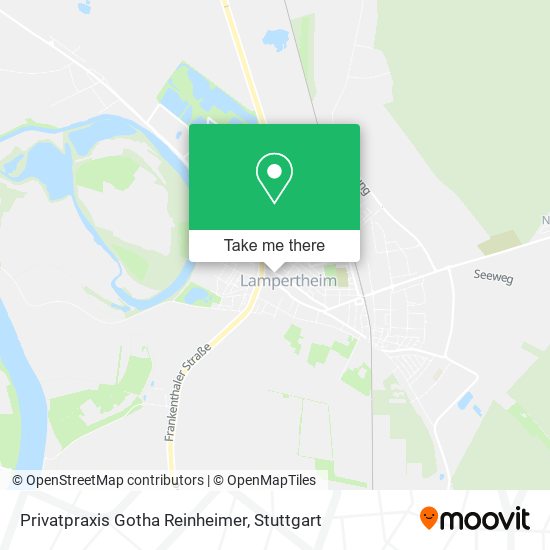 Privatpraxis Gotha Reinheimer map