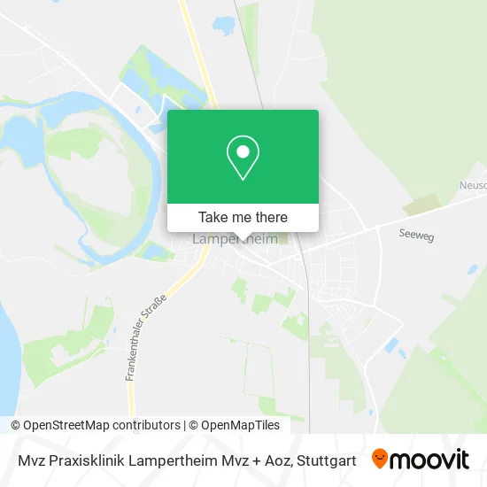 Карта Mvz Praxisklinik Lampertheim Mvz + Aoz