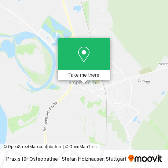 Карта Praxis für Osteopathie - Stefan Holzhauser