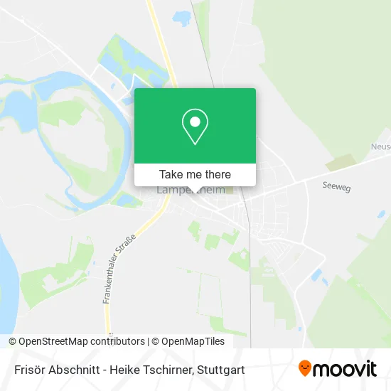 Карта Frisör Abschnitt - Heike Tschirner