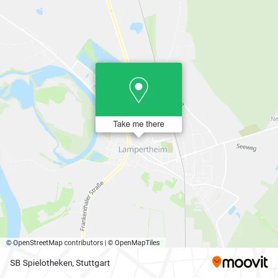 Карта SB Spielotheken