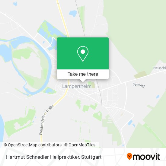 Hartmut Schnedler Heilpraktiker map