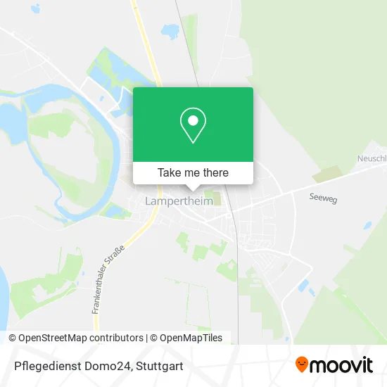 Карта Pflegedienst Domo24