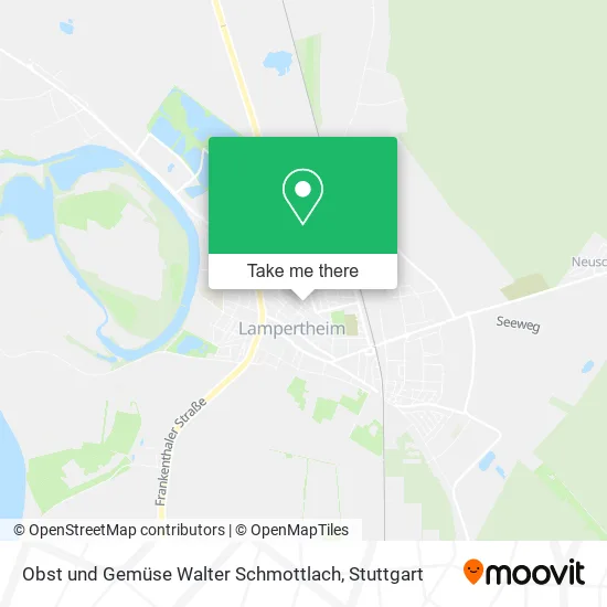 Карта Obst und Gemüse Walter Schmottlach