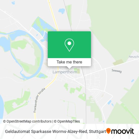 Карта Geldautomat Sparkasse Worms-Alzey-Ried