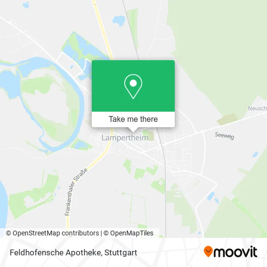 Карта Feldhofensche Apotheke