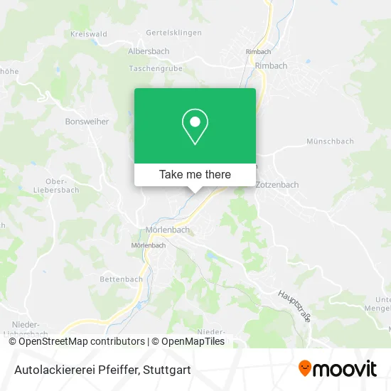 Карта Autolackiererei Pfeiffer