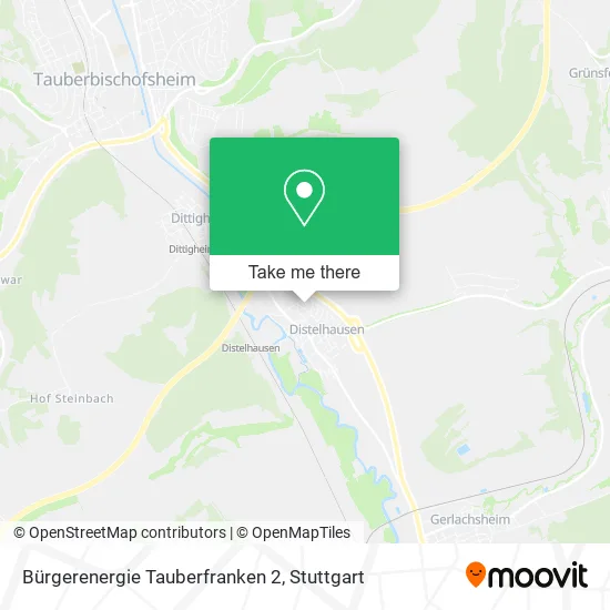 Карта Bürgerenergie Tauberfranken 2