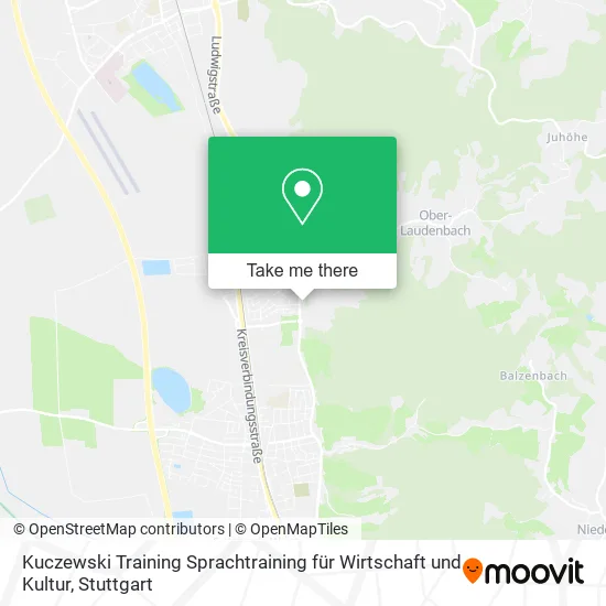 Карта Kuczewski Training Sprachtraining für Wirtschaft und Kultur