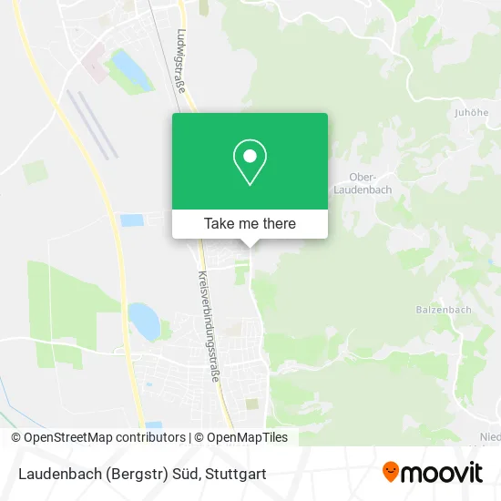 Карта Laudenbach (Bergstr) Süd