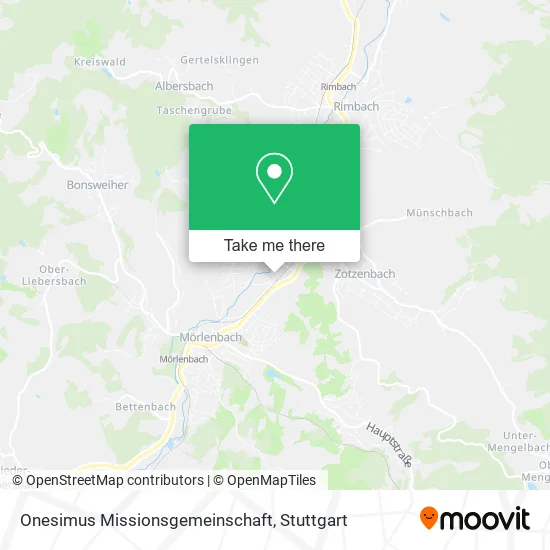 Карта Onesimus Missionsgemeinschaft