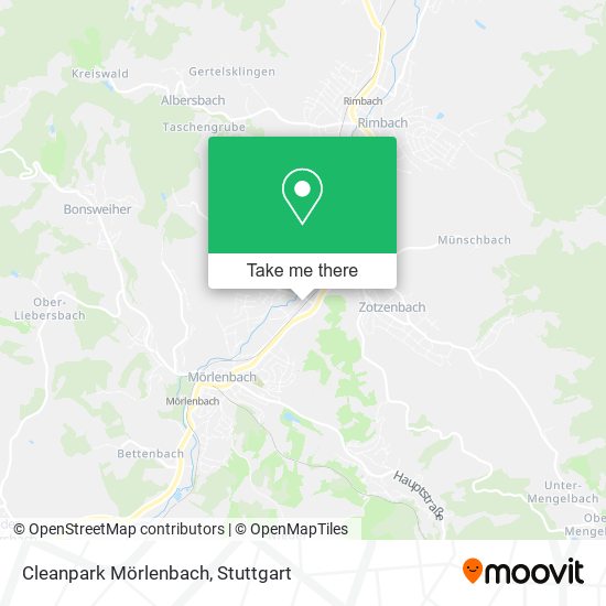 Карта Cleanpark Mörlenbach