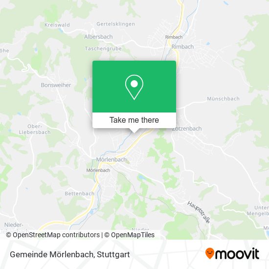 Gemeinde Mörlenbach map