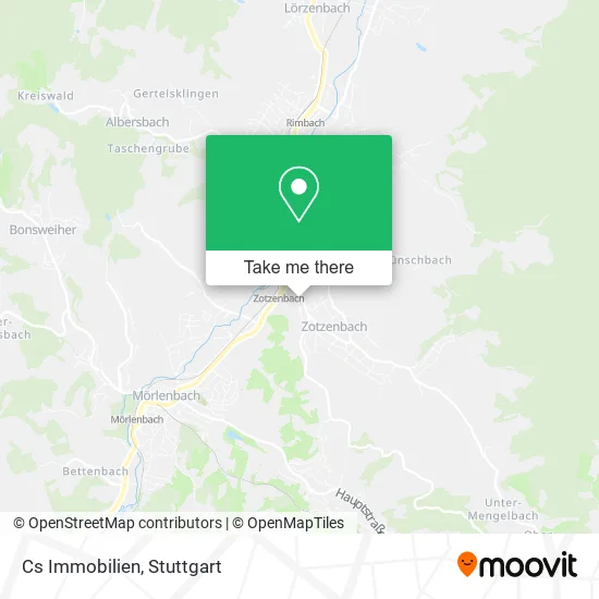Карта Cs Immobilien