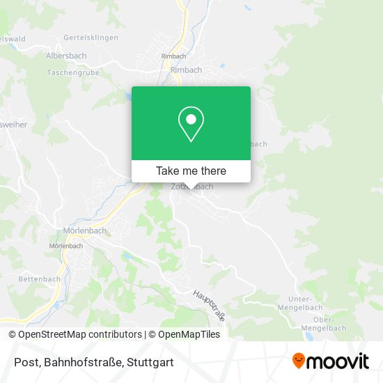 Post, Bahnhofstraße map