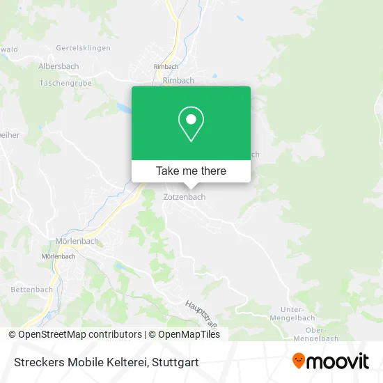 Карта Streckers Mobile Kelterei