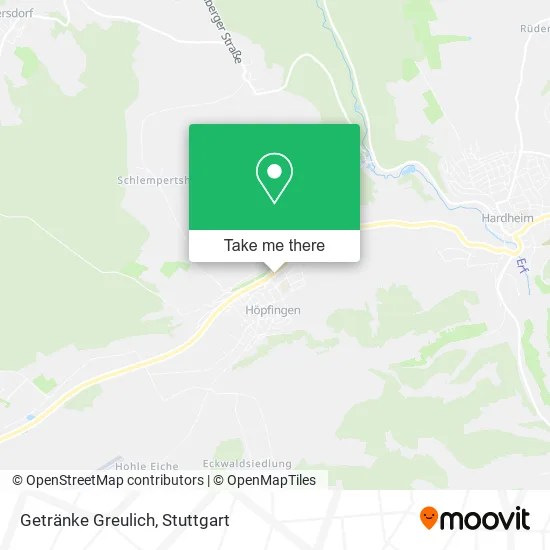 Карта Getränke Greulich