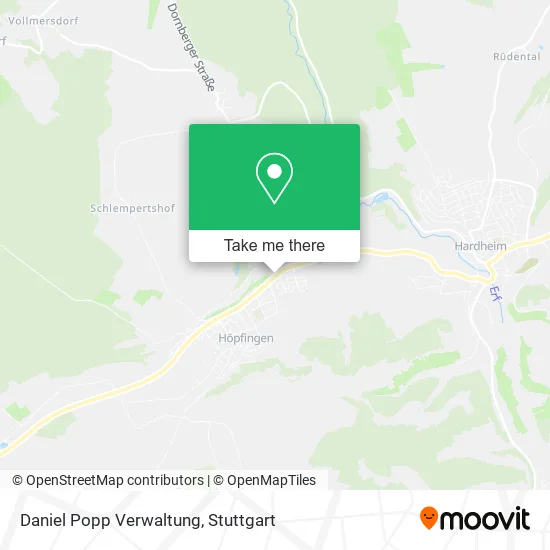 Карта Daniel Popp Verwaltung