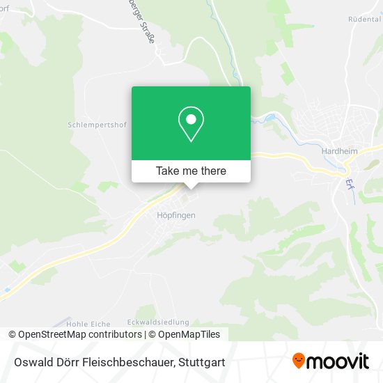 Oswald Dörr Fleischbeschauer map
