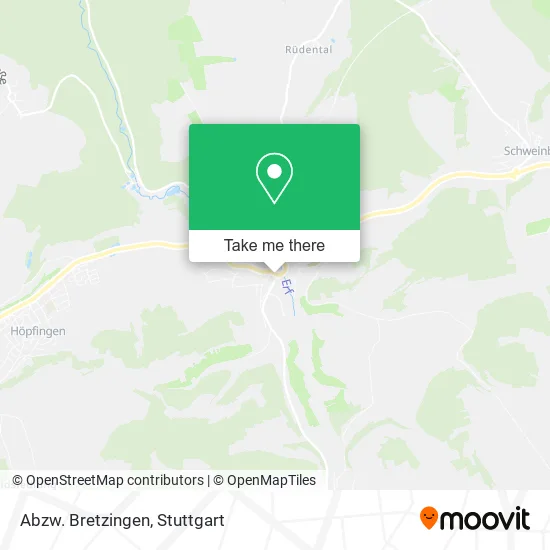 Карта Abzw. Bretzingen