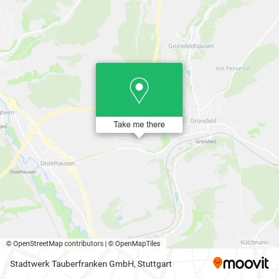 Карта Stadtwerk Tauberfranken GmbH