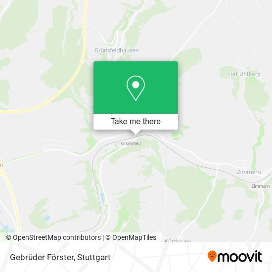 Gebrüder Förster map