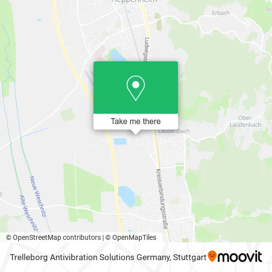 Карта Trelleborg Antivibration Solutions Germany
