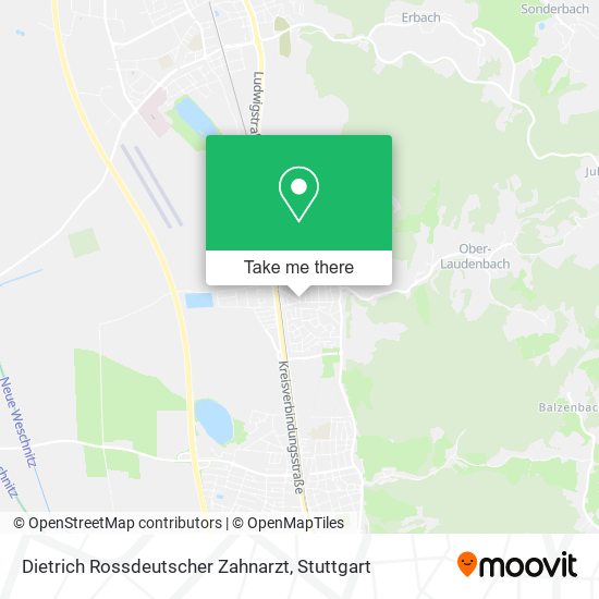 Dietrich Rossdeutscher Zahnarzt map