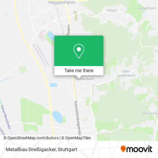Карта Metallbau Dreißigacker