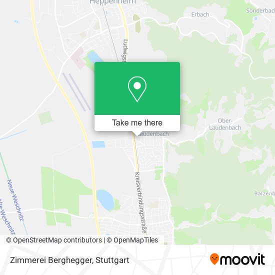 Zimmerei Berghegger map