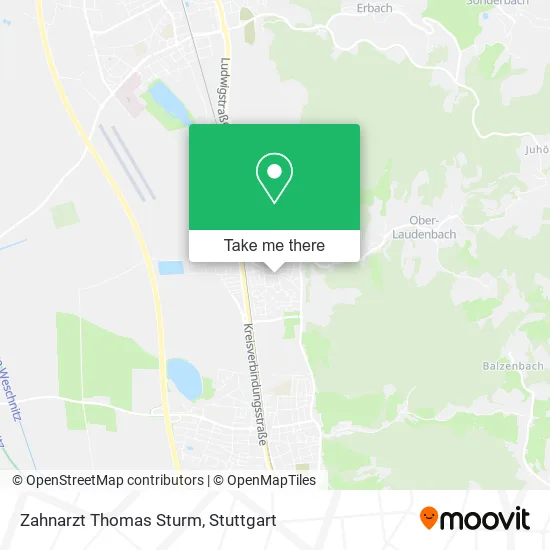 Карта Zahnarzt Thomas Sturm
