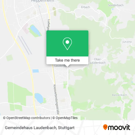 Карта Gemeindehaus Laudenbach