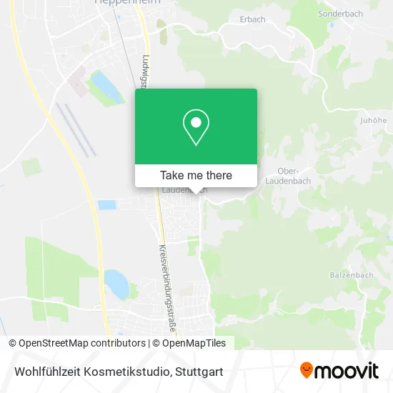 Карта Wohlfühlzeit Kosmetikstudio