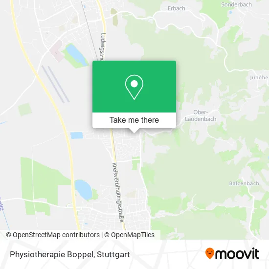 Карта Physiotherapie Boppel
