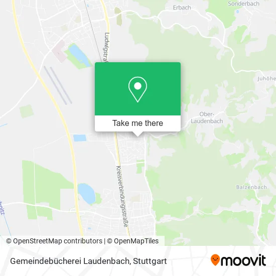 Карта Gemeindebücherei Laudenbach