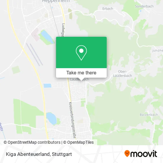 Карта Kiga Abenteuerland