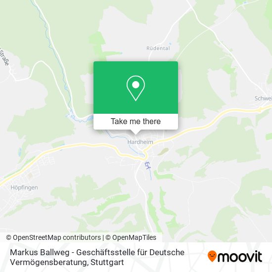 Markus Ballweg - Geschäftsstelle für Deutsche Vermögensberatung map