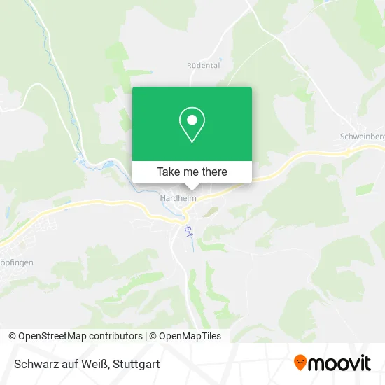 Карта Schwarz auf Weiß
