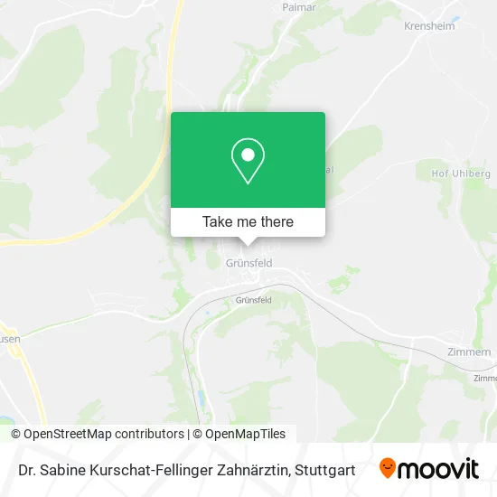 Карта Dr. Sabine Kurschat-Fellinger Zahnärztin