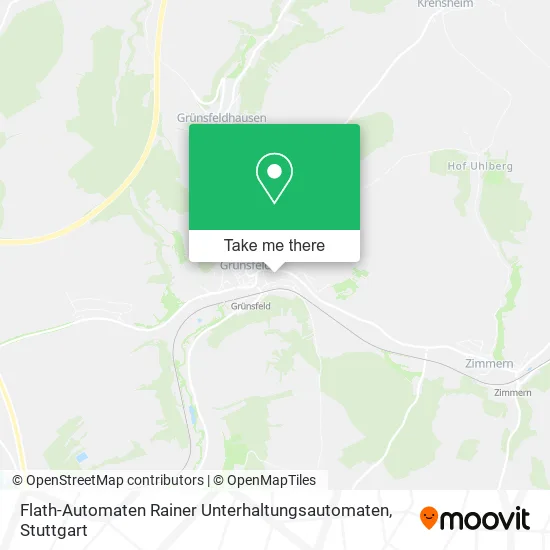 Карта Flath-Automaten Rainer Unterhaltungsautomaten
