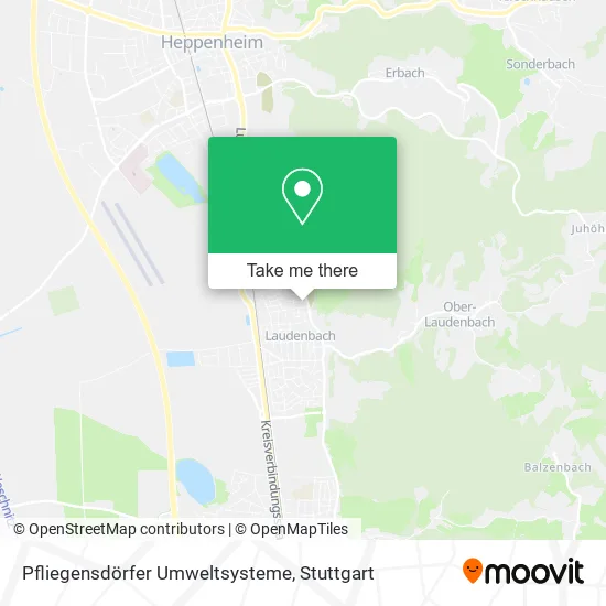 Карта Pfliegensdörfer Umweltsysteme